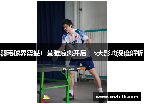 羽毛球界震撼！黄雅琼离开后，5大影响深度解析